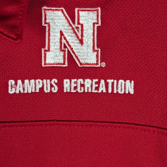 Adidas Nebraska Huskers campus recreation size large NWT polo - Picture 9 of 14